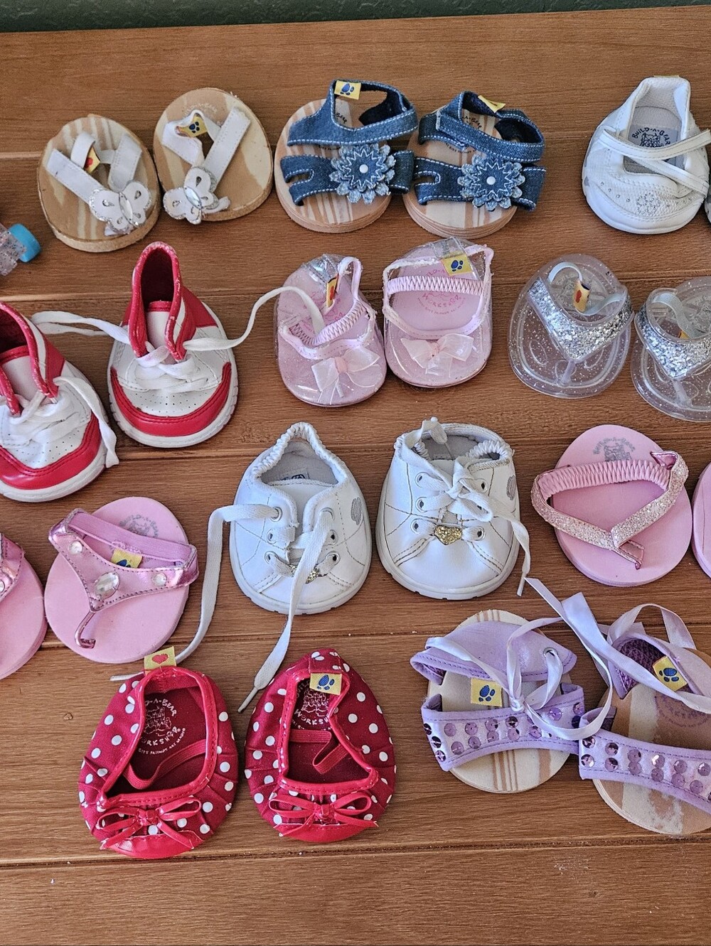 Lot of 11 Build a Bear Workshop Shoes Sandals Sneakers